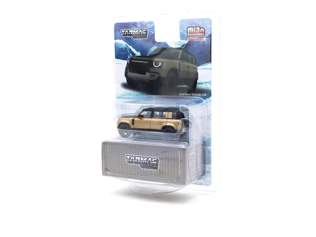 Tarmac Works 1/64 Land Rover Defender 110 Brown Metallic - MIJO Special Edition - GLOBAL64