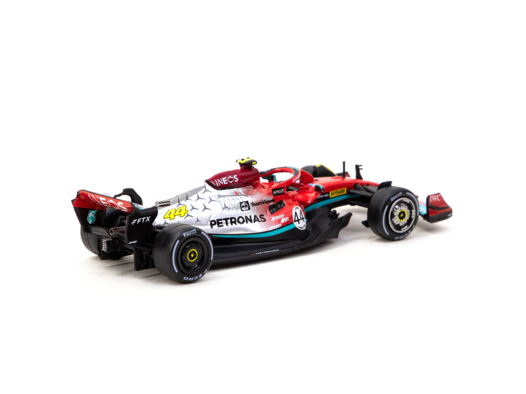 Tarmac Works 1/64 Mercedes-AMG F1 W13 E Performance Mercedes-AMG 55th Anniversary Showcar - Belgian Grand Prix 2022 - GLOBAL64