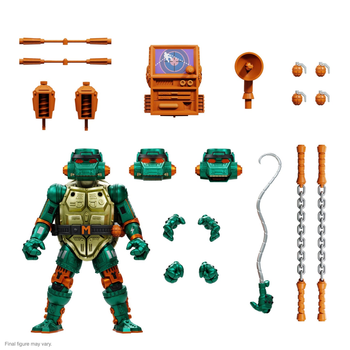 Super7 - TEENAGE MUTANT NINJA TURTLES ULTIMATES! W7 - METALHEAD MICHELANGELO