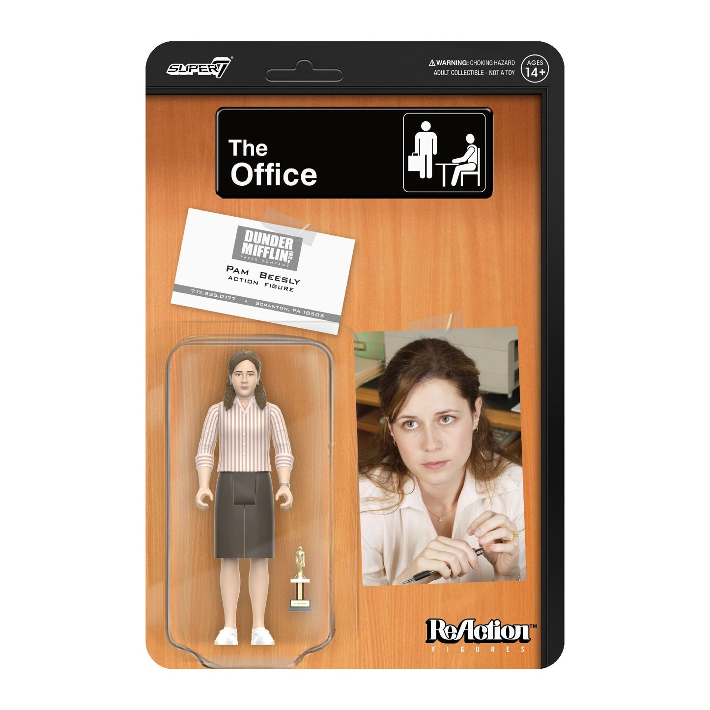 Super7 - THE OFFICE REACTION FIGURES WAVE 2 - PAM BEESLY (DUNDIE )