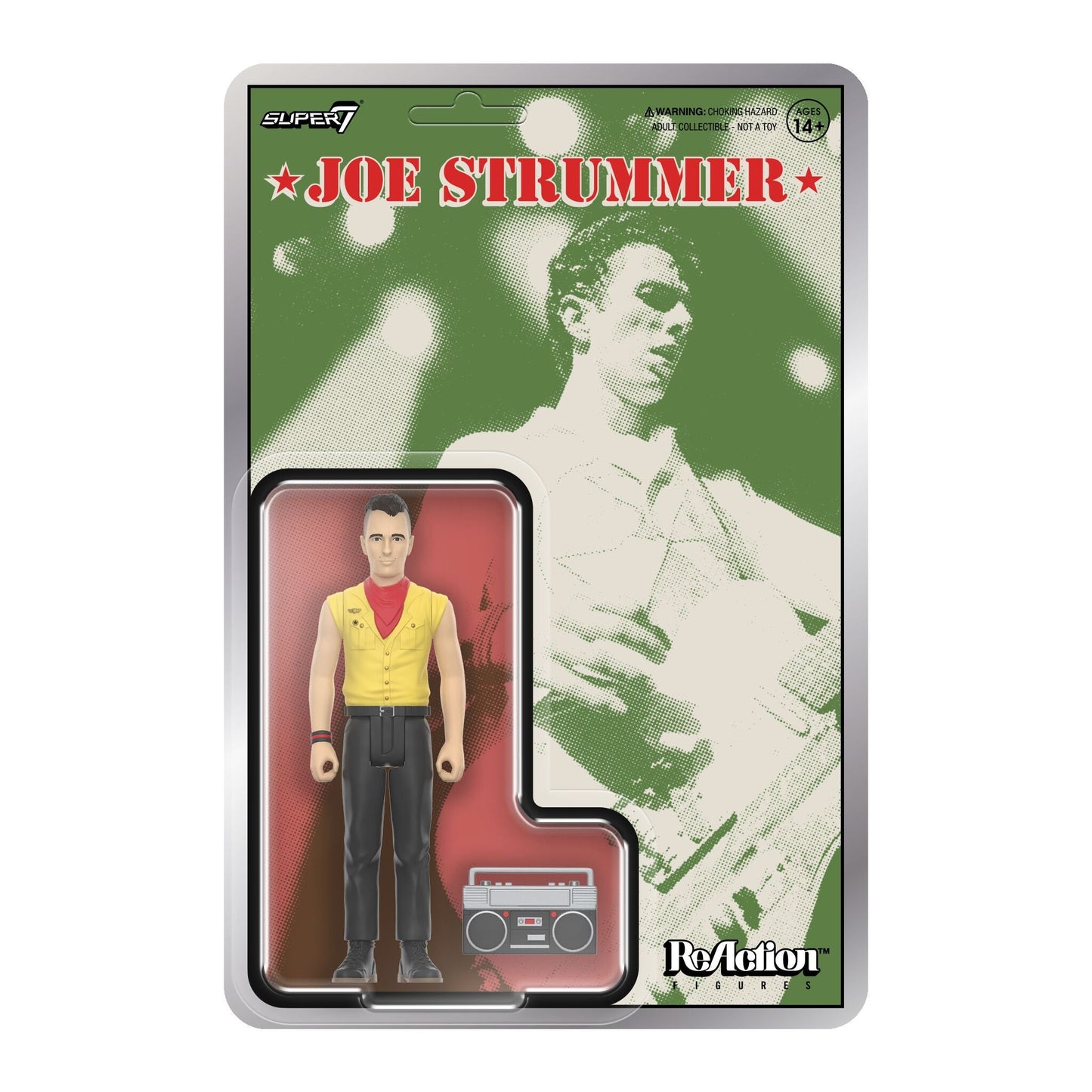 Super7 - JOE STRUMMER REACTION FIGURES - JOE STRUMMER