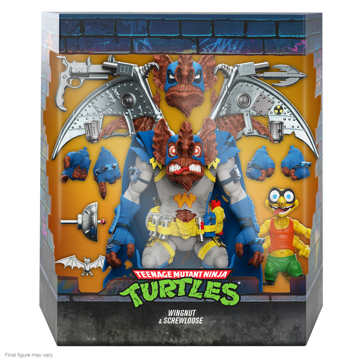 Super7 - TEENAGE MUTANT NINJA TURTLES ULTIMATES! WAVE 9 - WINGNUT & SCREWLOOSE