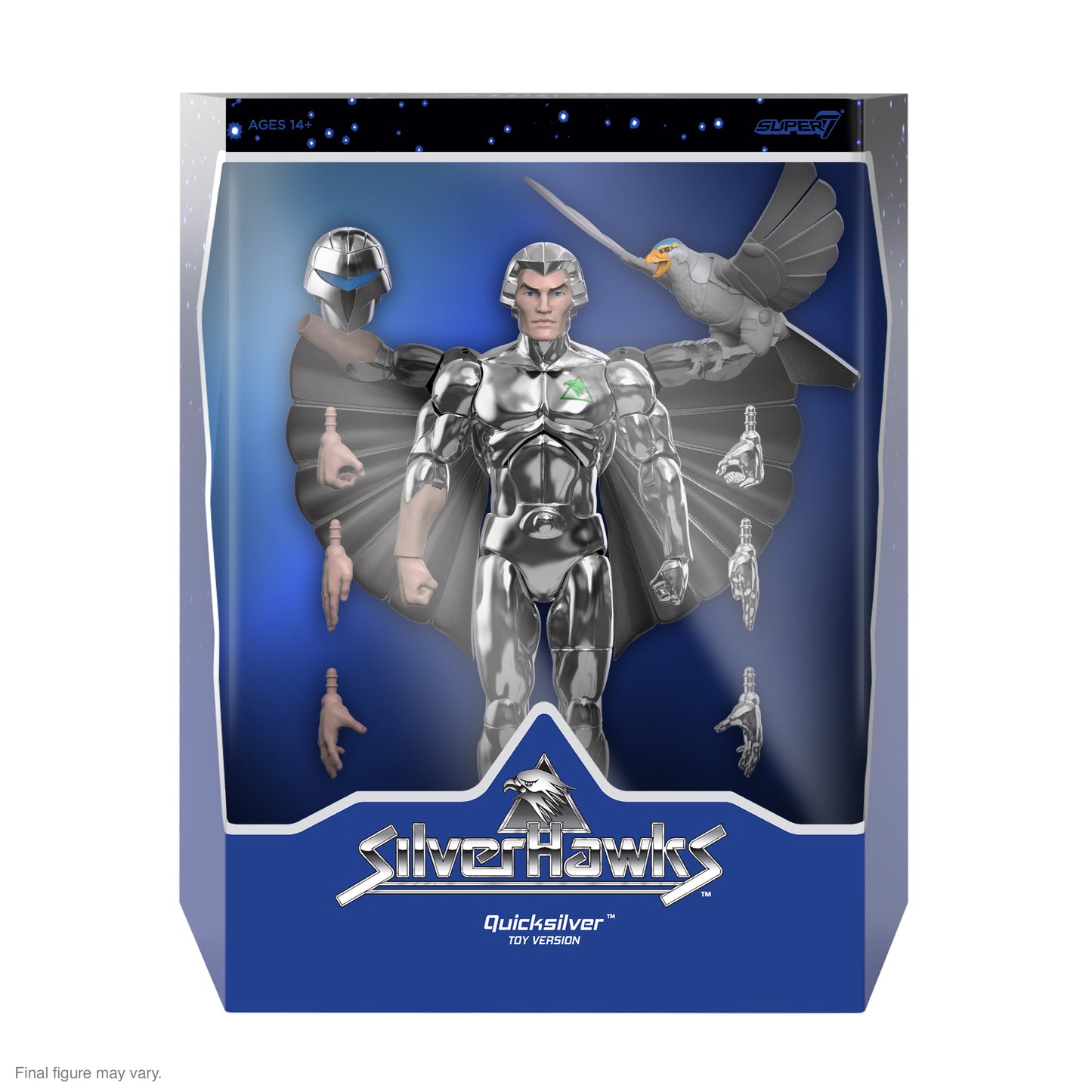 Super7 - SILVERHAWKS ULTIMATES! WAVE 04 - QUICKSILVER (TOY VERSION)