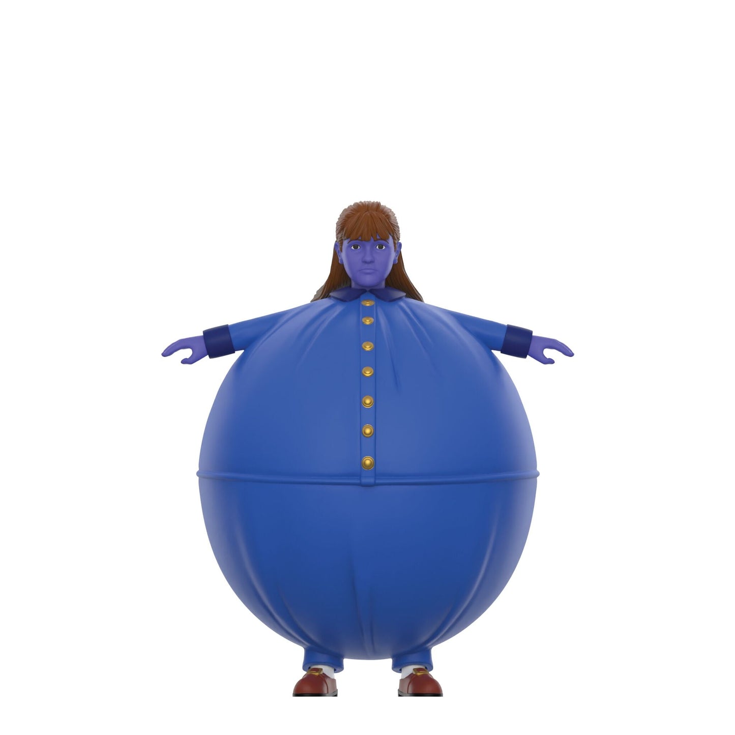 Super7 - WILLY WONKA & THE CHOCOLATE FACTORY REACTION FIGURES WAVE 03 - VIOLET BEAUREGARDE (BLUEBERRY)