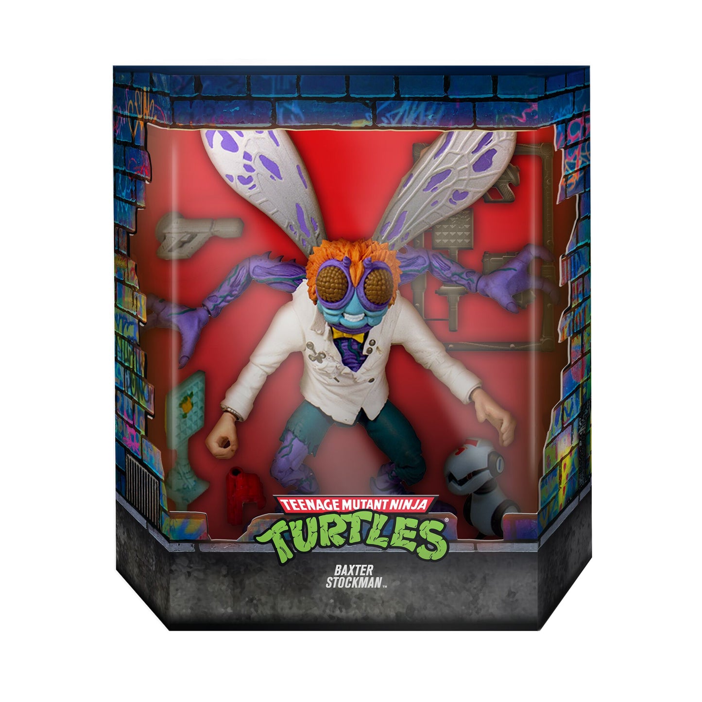 Super7 - TEENAGE MUTANT NINJA TURTLES ULTIMATES! W1 - BAXTER STOCKMAN VERSION 2