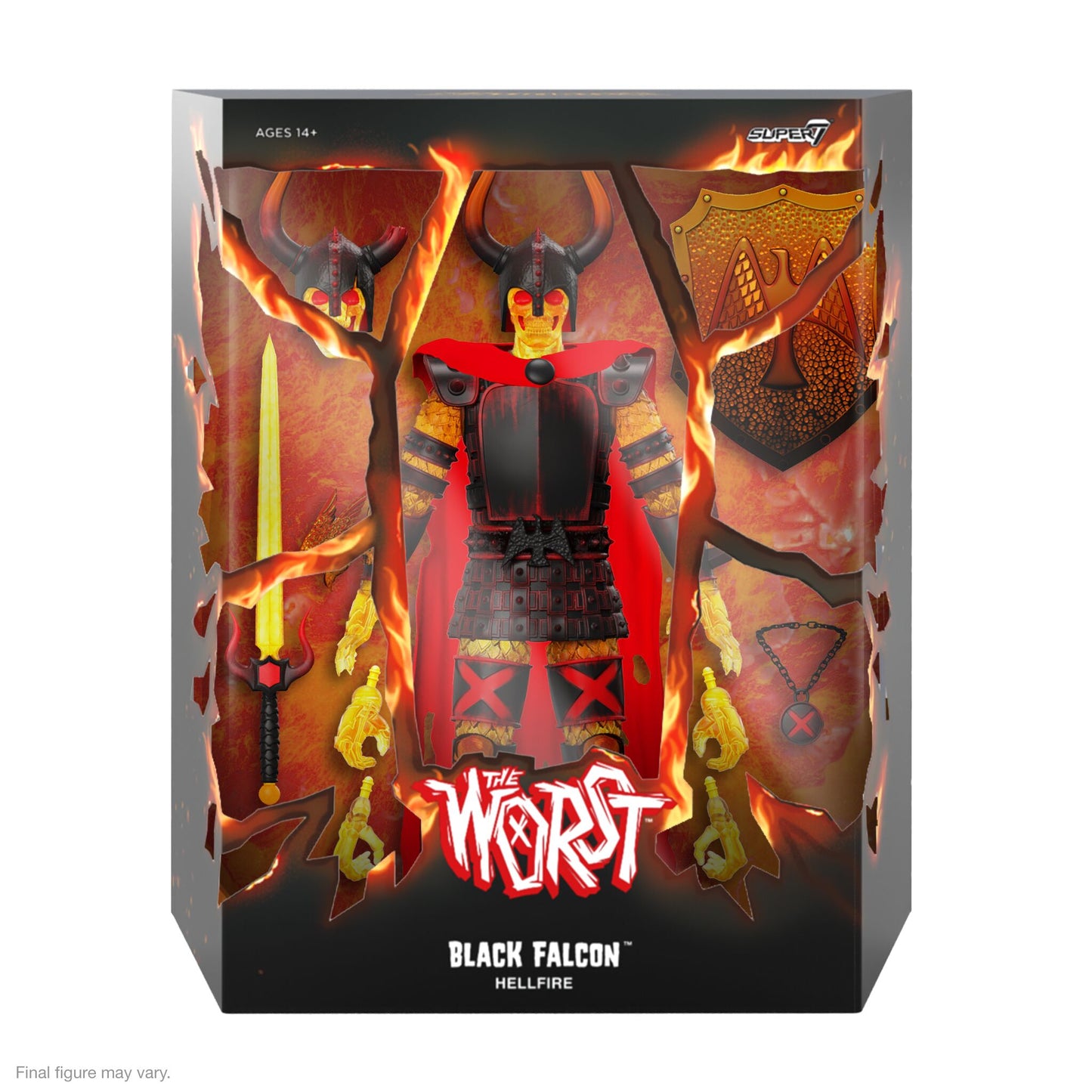 Super7 - THE WORST ULTIMATES! WAVE 04 - BLACK FALCON (HELLFIRE)