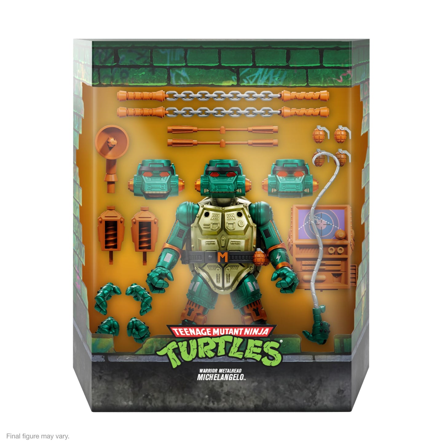 Super7 - TEENAGE MUTANT NINJA TURTLES ULTIMATES! W7 - METALHEAD MICHELANGELO