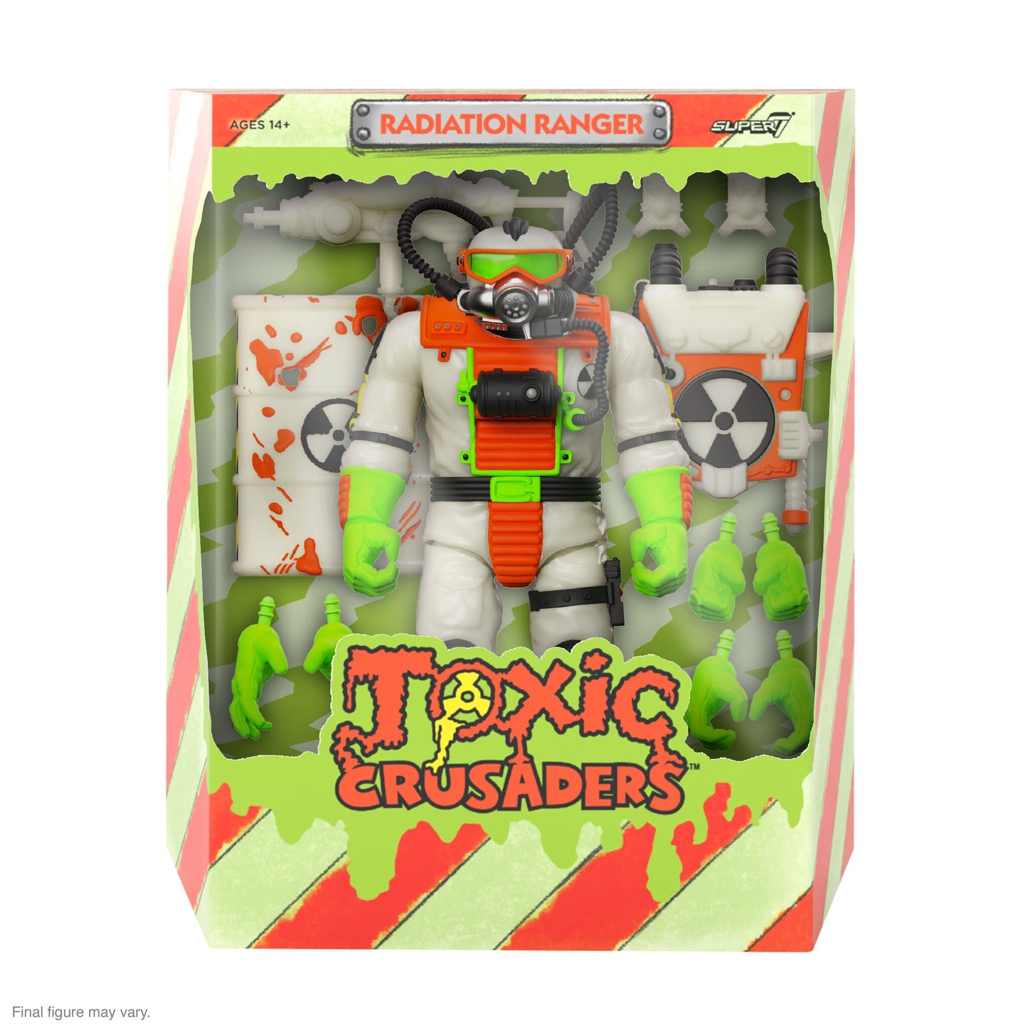 Super7 - TOXIC CRUSADER ULTIMATES! WAVE 04 (NYCC) - RADIATION RANGER (GLOW)