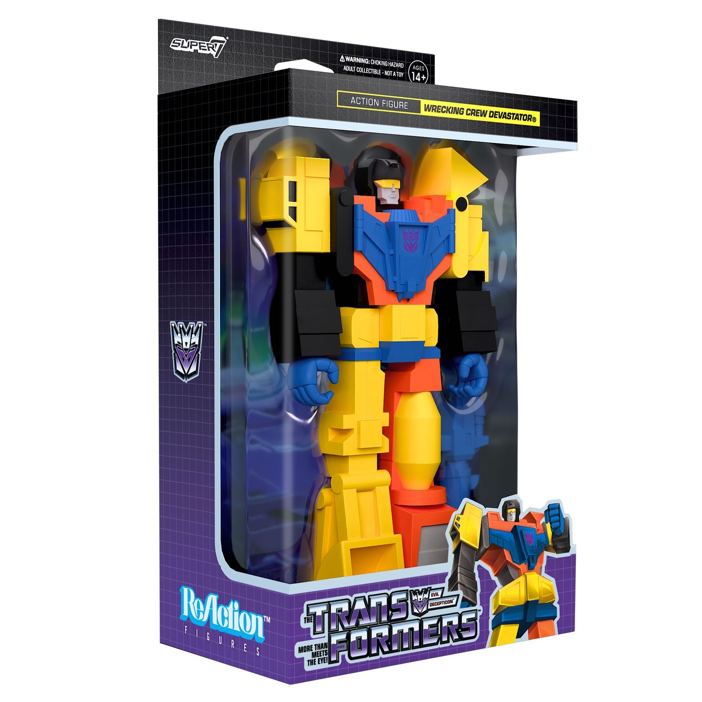 Super7 - TRANSFORMERS REACTION FIGURES - DEVASTATOR