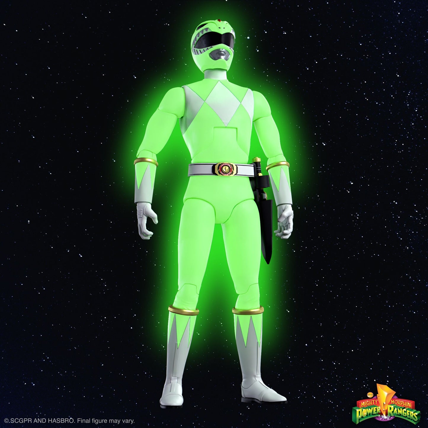 Super7 - MIGHTY MORPHIN POWER RANGERS ULTIMATES! WAVE 05 - GREEN RANGER (GLOW)