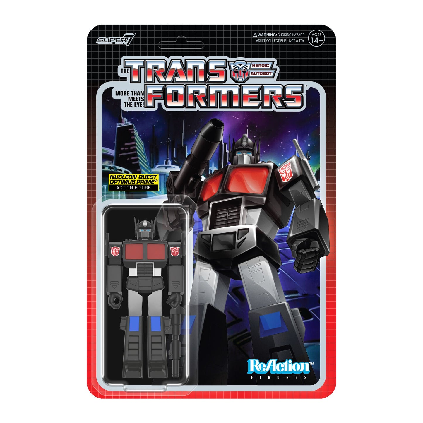 Super7 - TRANSFORMERS REACTION FIGURES WAVE 08 - OPTIMUS PRIME (NUCLEON QUEST SPECIAL MISSION)
