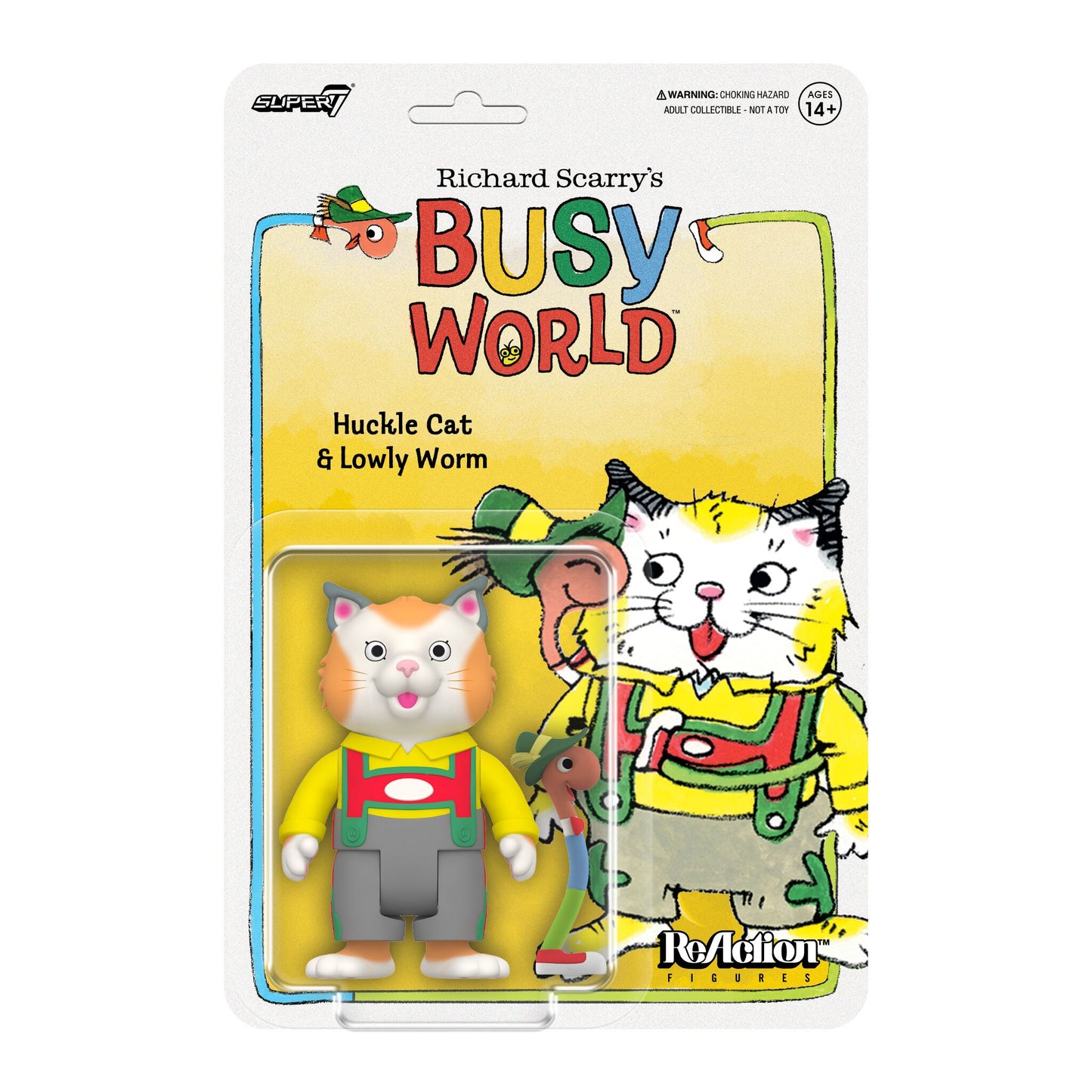 Super7 - RICHARD SCARRY REACTION W1 - HUCKLE CAT