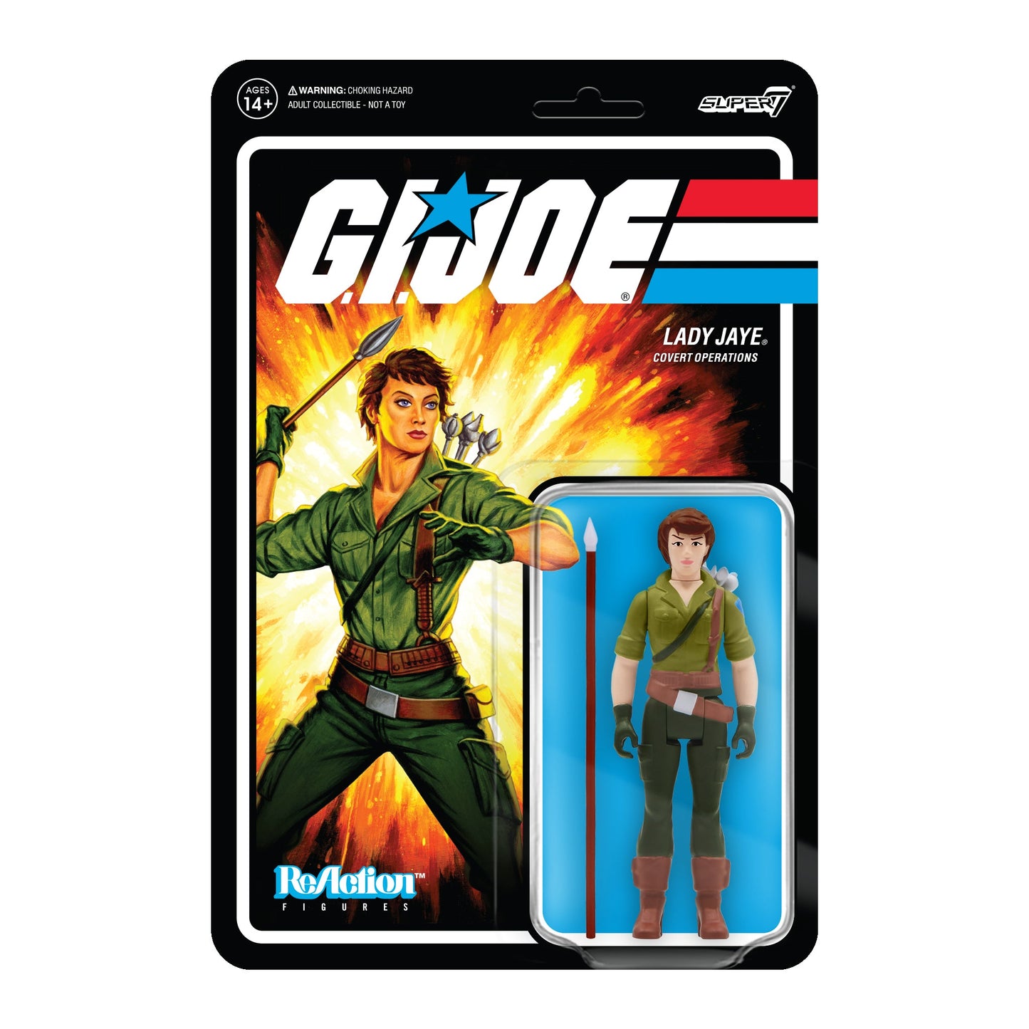 Super7 - G.I. JOE REACTION FIGURES WAVE 2 - LADY JAYE