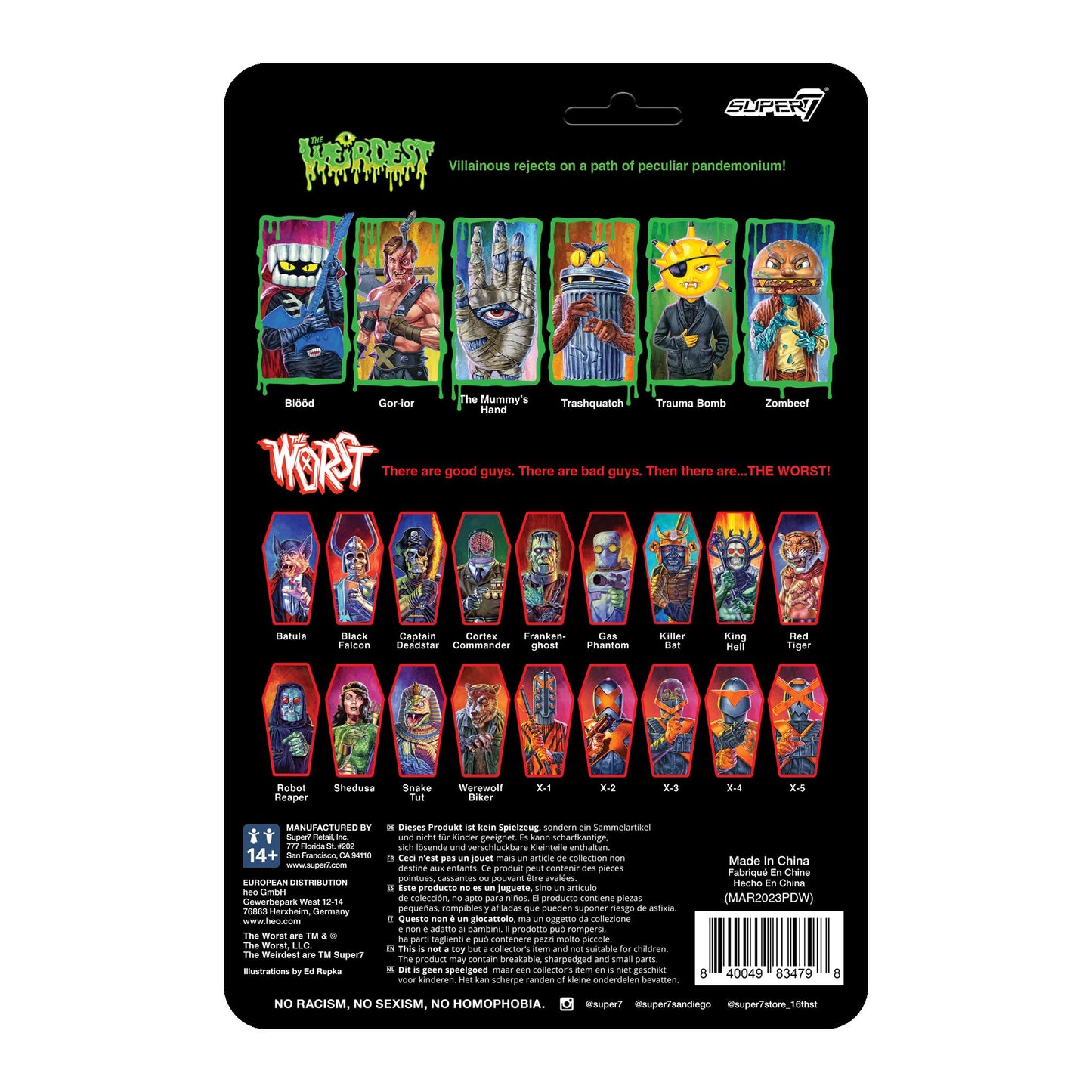 Super7 - THE WEIRDEST REACTION FIGURES WAVE 06 - GOR-IOR (INFERNAL CURSE)