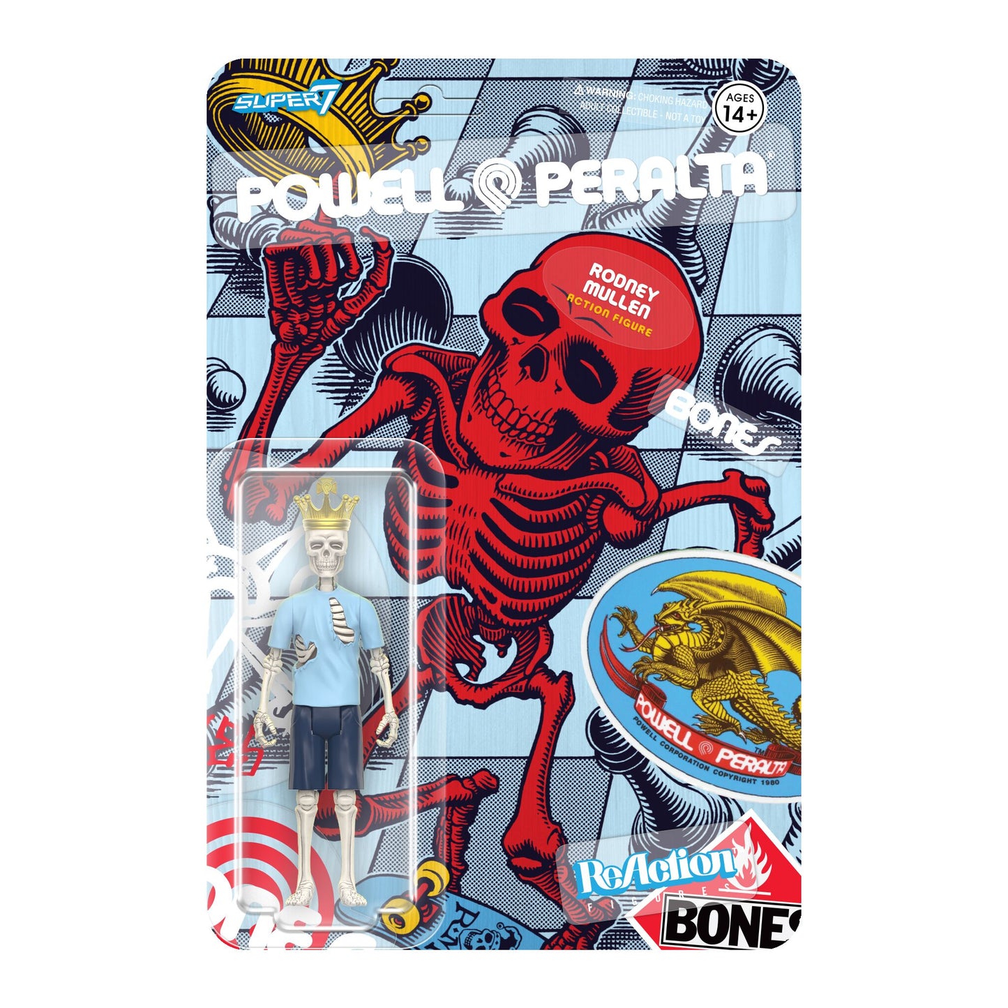 Super7 - POWELL-PERALTA REACTION FIGURES WAVE 05 - RODNEY MULLEN