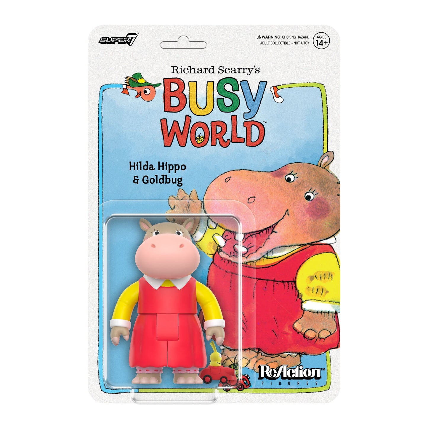 Super7 - RICHARD SCARRY REACTION W1 - HILDA HIPPO