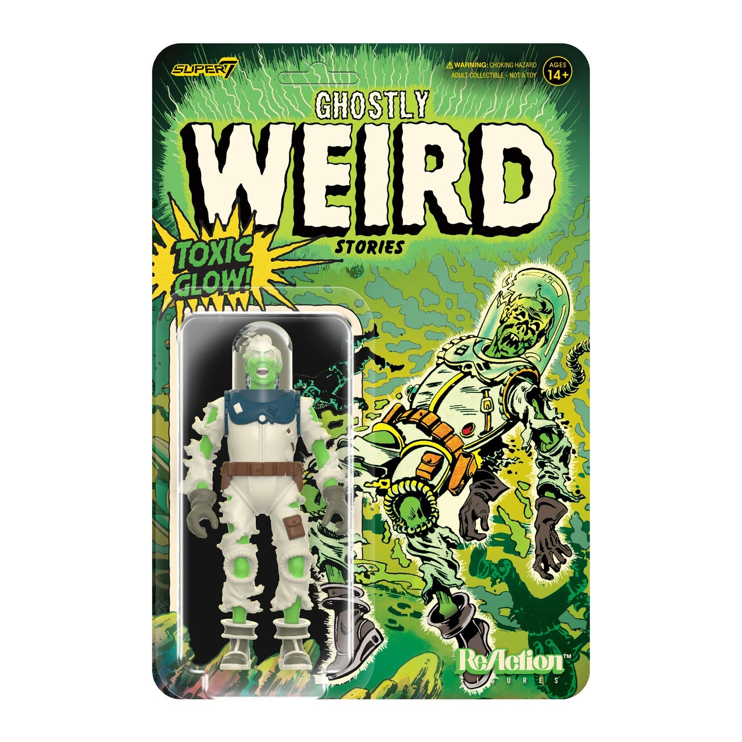 Super7 - PRE-CODE HORROR REACTION W3 - GHOSTLY WEIRD STORIES - COMMANDER BEN WOODRUFF(GLOW)
