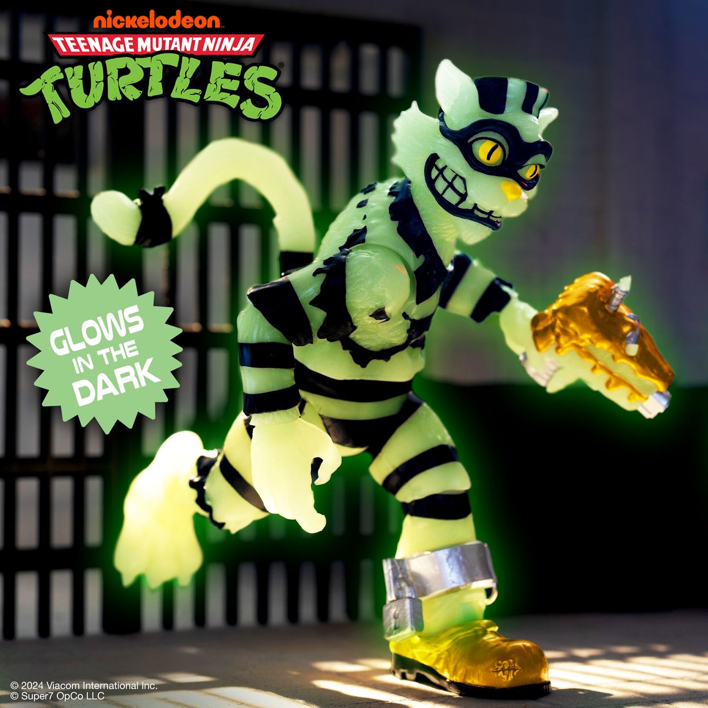 Super7 - TEENAGE MUTANT NINJA TURTLES ULTIMATES! - SCRATCH CAT (GLOW)