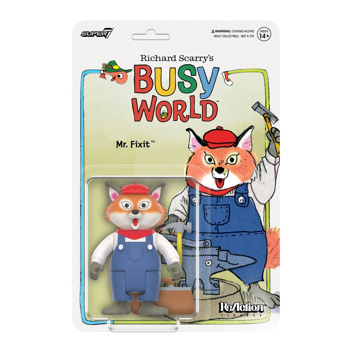 Super7 - RICHARD SCARRY REACTION FIGURES WAVE 02 - MR. FIXIT