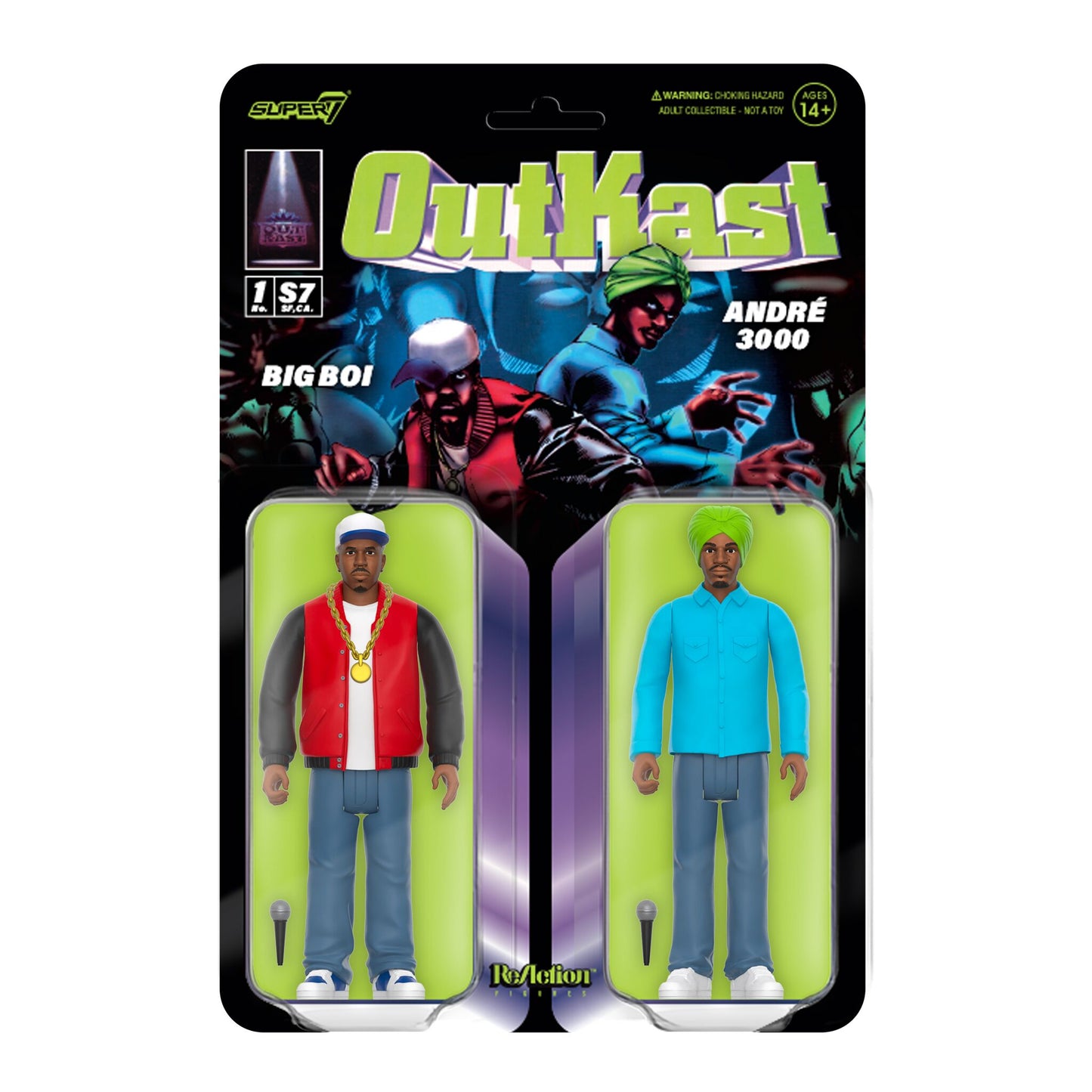 Super7 - OUTKAST REACTION FIGURES WAVE 01 - OUTKAST (ATLIENS)