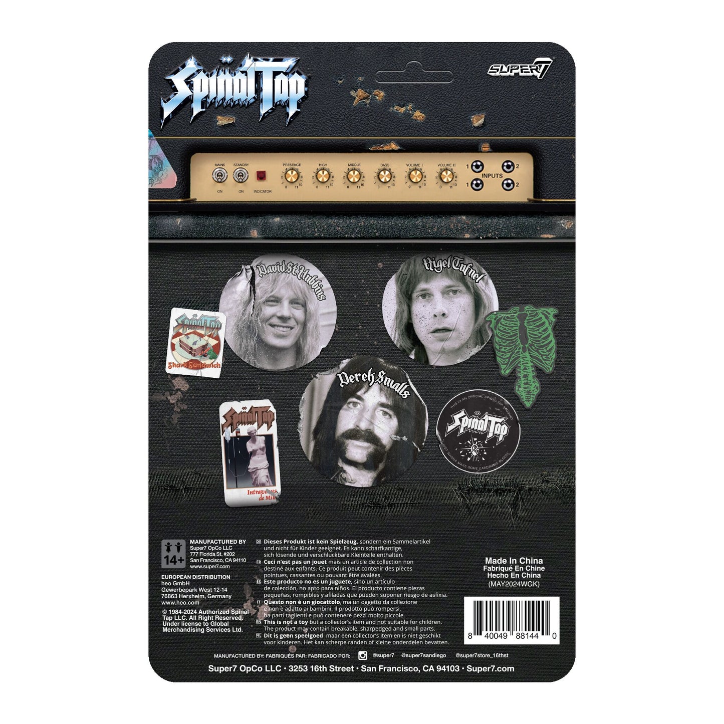 Supere7 - SPINAL TAP REACTION FIGURES WAVE 01 - DEREK SMALLS