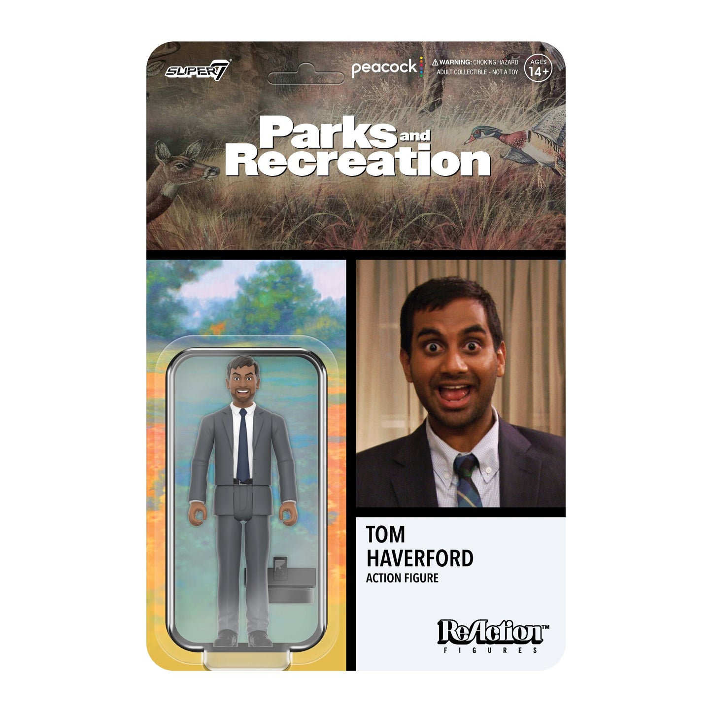 Super7 - PARKS AND RECREATION REACTION WAVE 4 - TOM HAVERFORD