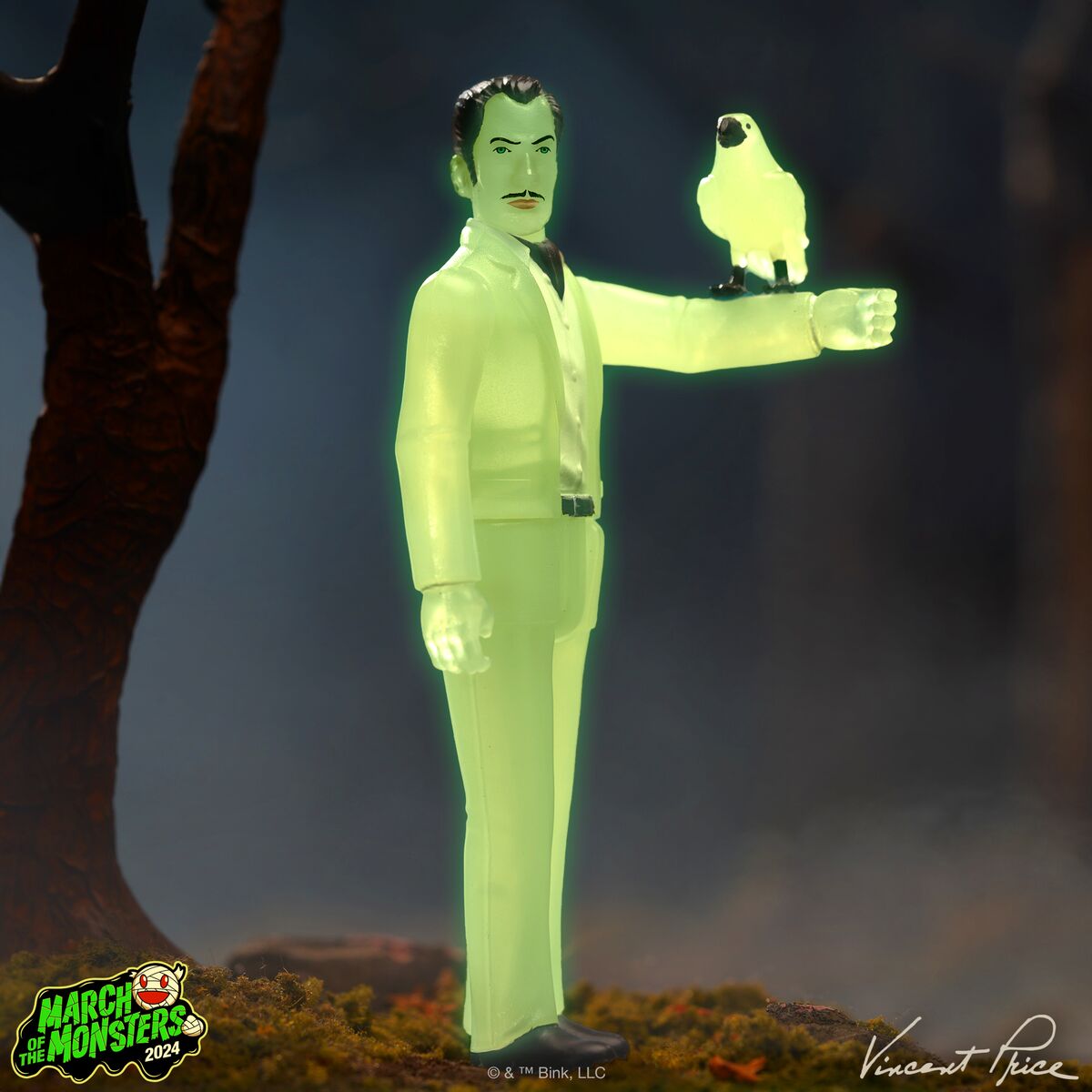 Super7 - VINCENT PRICE REACTION FIGURES - VINCENT PRICE (MONSTER GLOW)