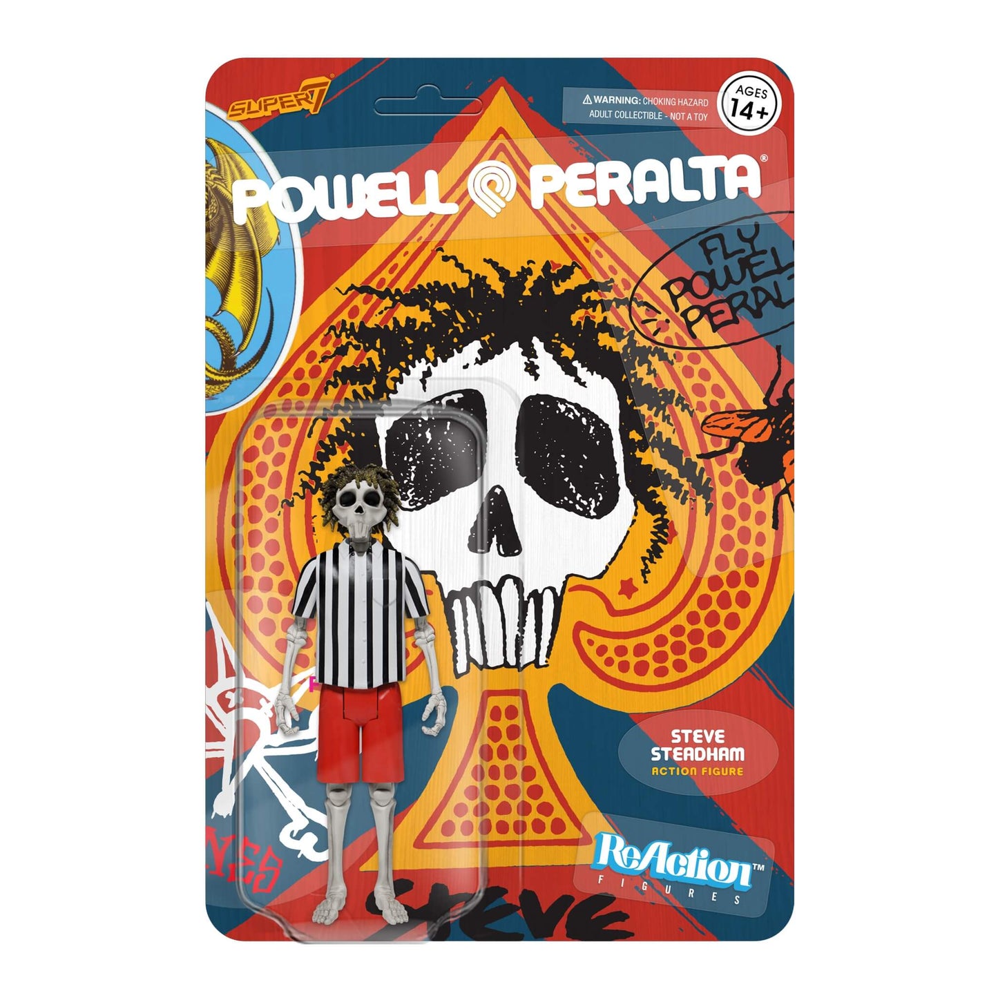 Super7 - POWELL-PERALTA REACTION FIGURE WAVE 1 - STEVE STEADHAM