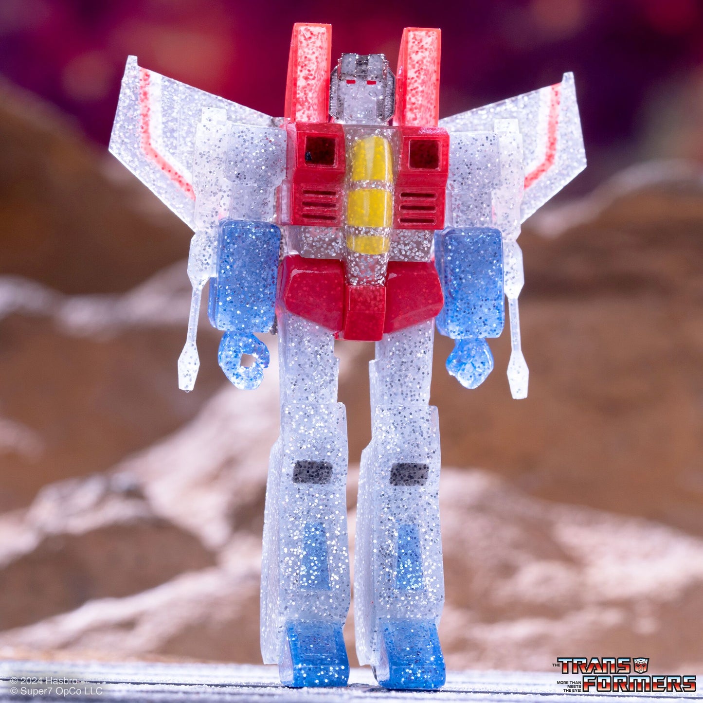 Super7 - TRANSFORMERS REACTION FIGURES WAVE 08 - GHOST OF STARSCREAM (TRANSLUCENT GLITTER)