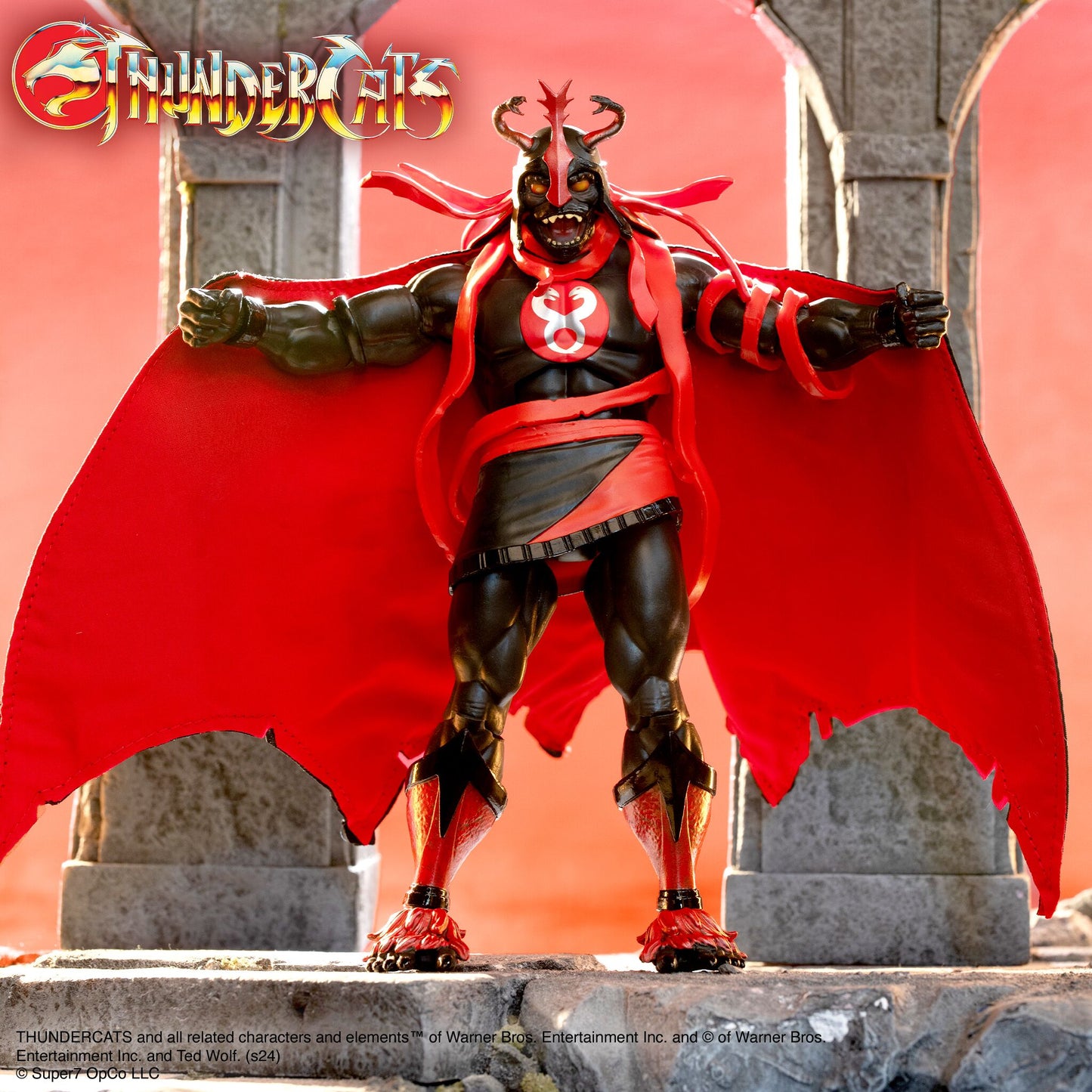 Super7 - THUNDERCATS ULTIMATES! - MUMM-RA THE EVER LIVING (BLACK / RED)