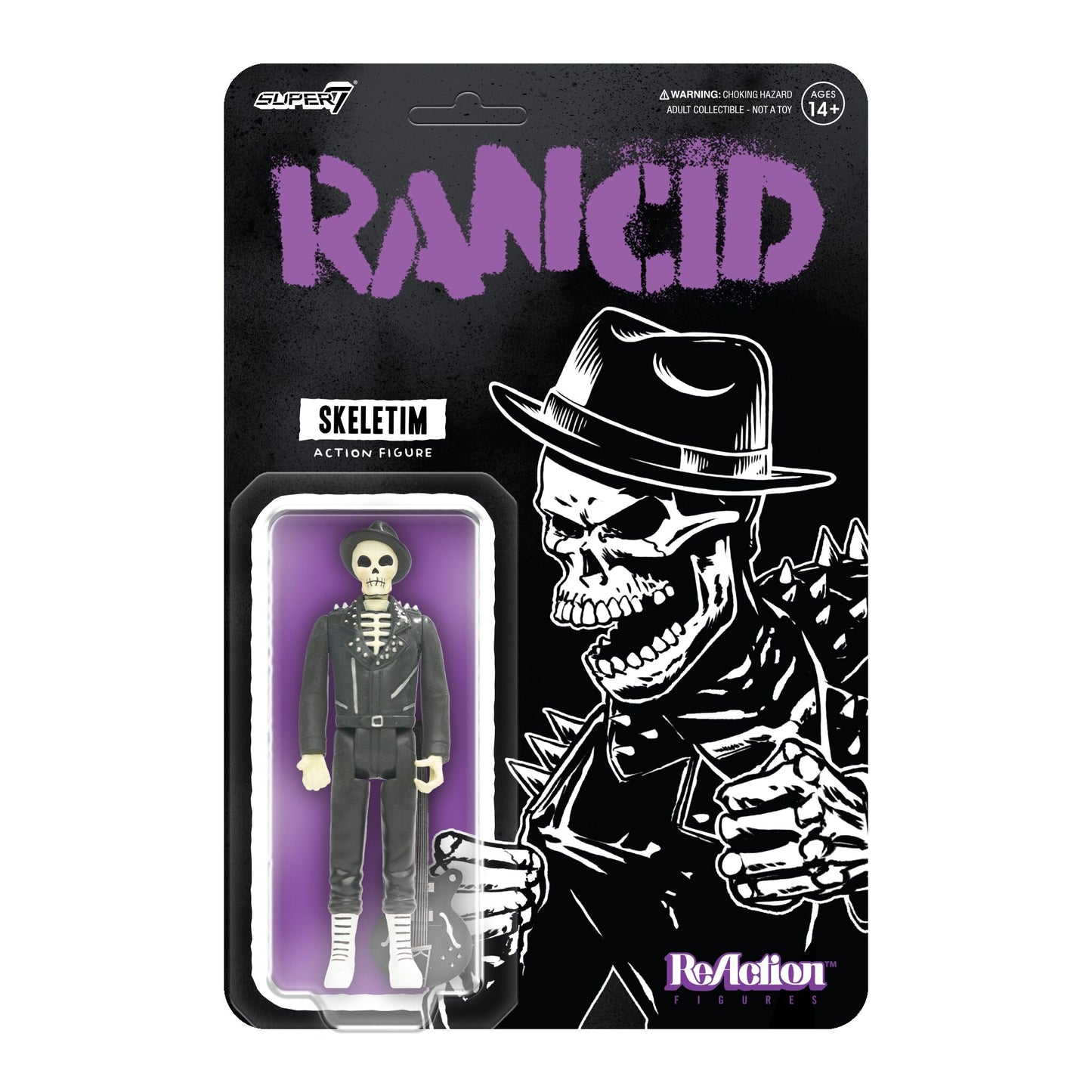 Super7 - RANCID REACTION FIGURES WAVE 05 - SKELETIM (TIME BOMB)