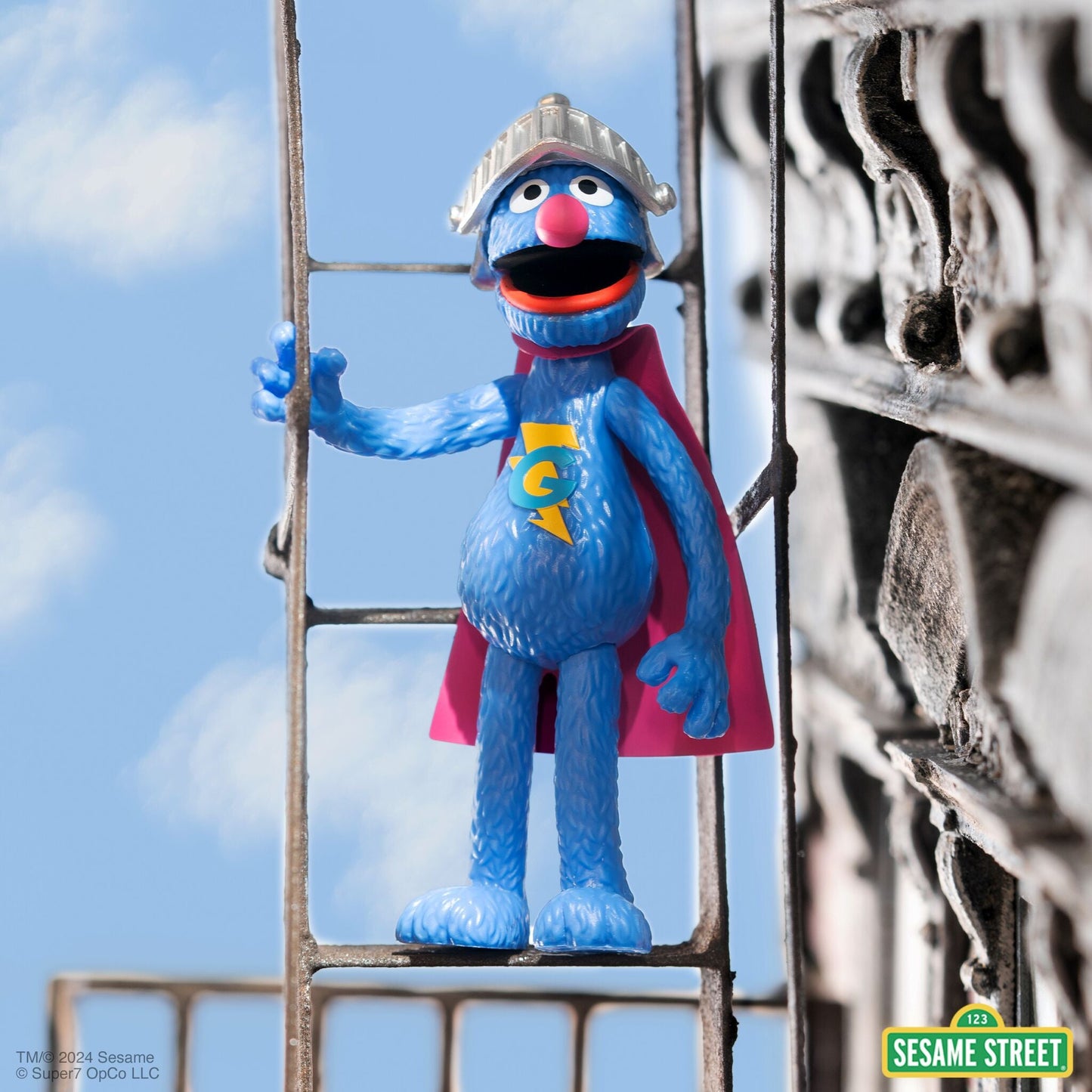 Super7 - SESAME STREET REACTION FIGURES WAVE 03 - SUPER GROVER
