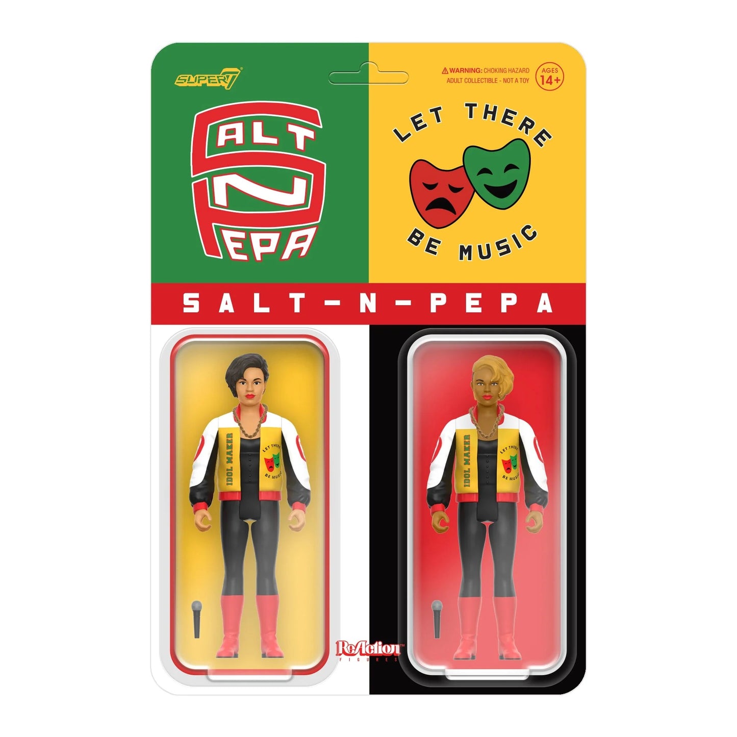 Super7 - SALT-N-PEPA REACTION FIGURES - SALT-N-PEPA (2-PACK)