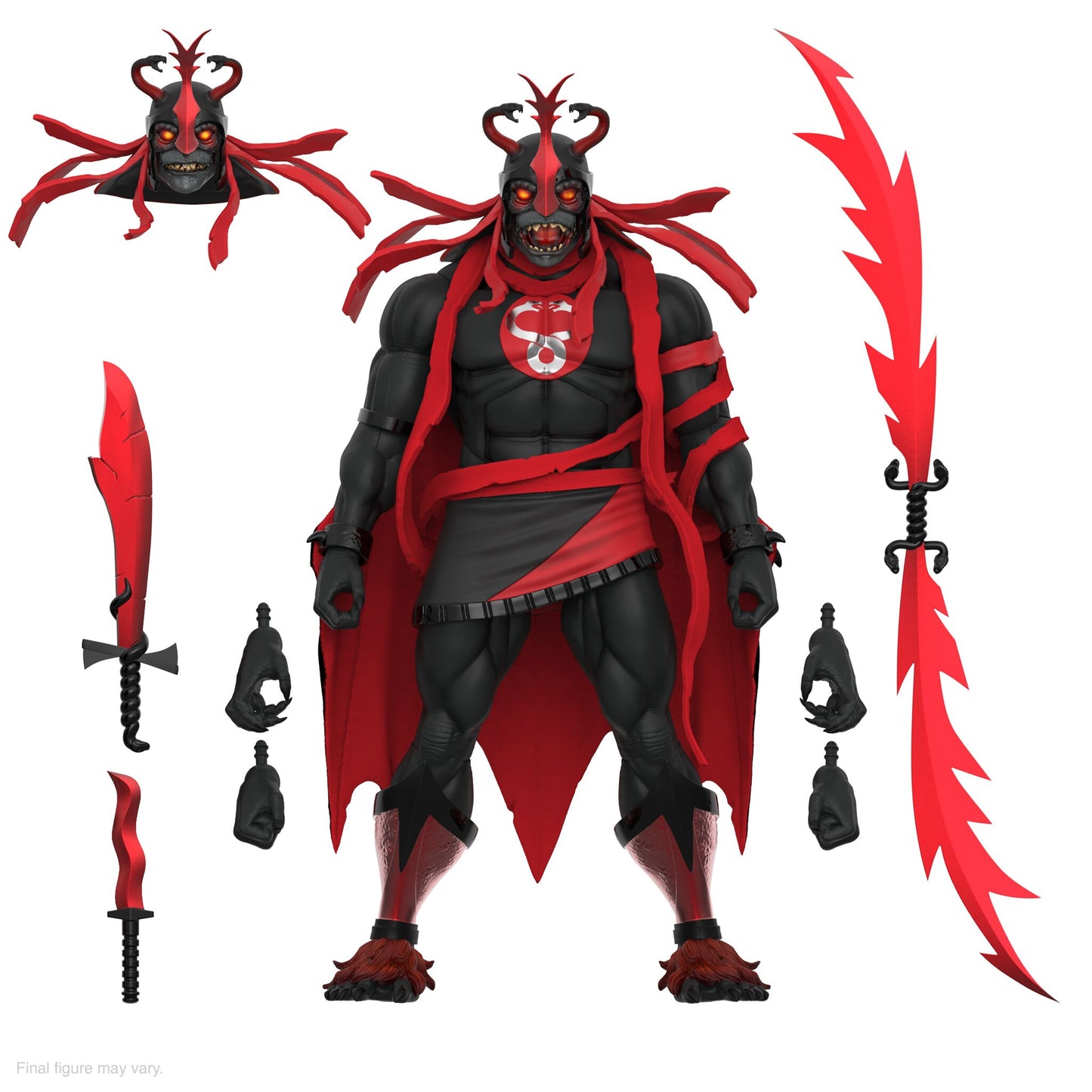 Super7 - THUNDERCATS ULTIMATES! - MUMM-RA THE EVER LIVING (BLACK / RED)