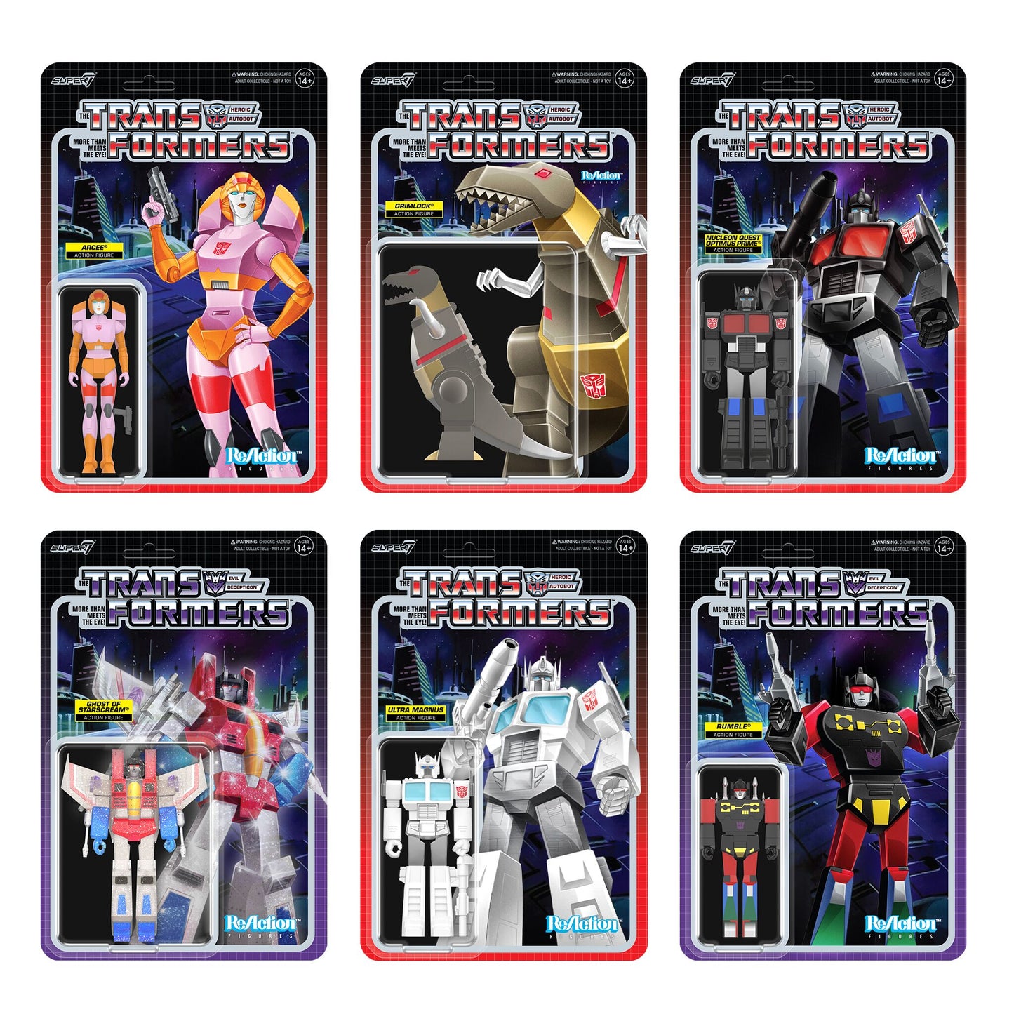Super7 - TRANSFORMERS REACTION FIGURES WAVE 08 - OPTIMUS PRIME (NUCLEON QUEST SPECIAL MISSION)