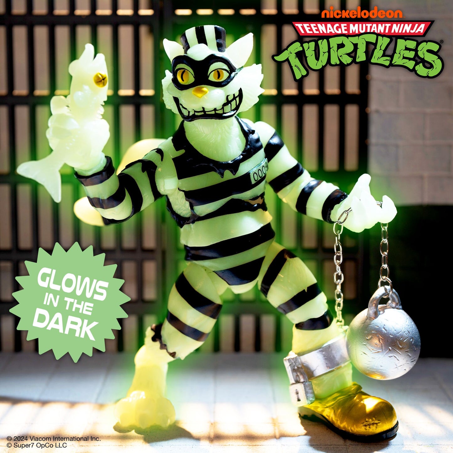 Super7 - TEENAGE MUTANT NINJA TURTLES ULTIMATES! - SCRATCH CAT (GLOW)