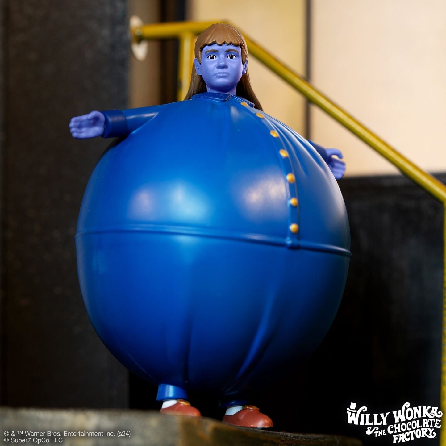 Super7 - WILLY WONKA & THE CHOCOLATE FACTORY REACTION FIGURES WAVE 03 - VIOLET BEAUREGARDE (BLUEBERRY)