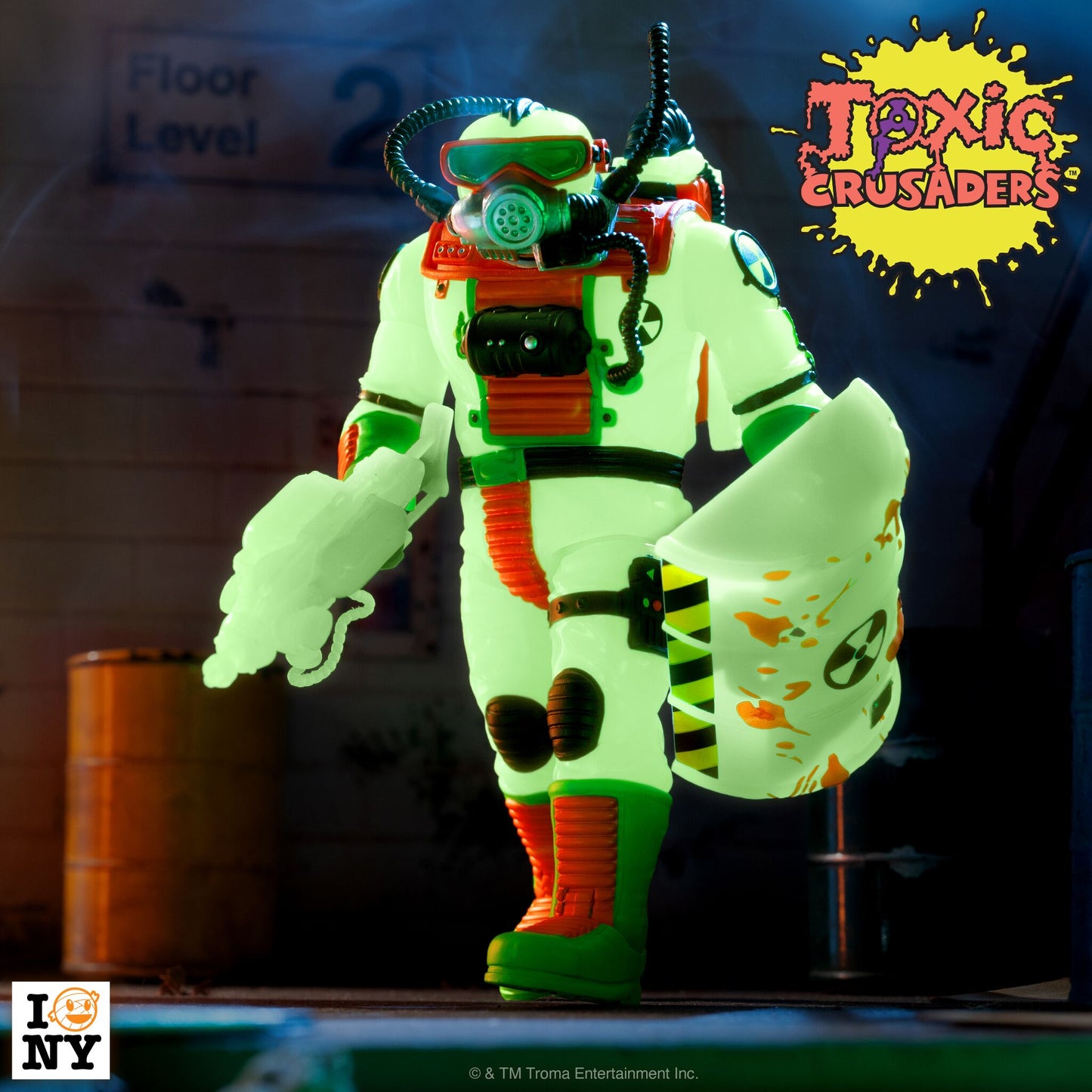 Super7 - TOXIC CRUSADER ULTIMATES! WAVE 04 (NYCC) - RADIATION RANGER (GLOW)