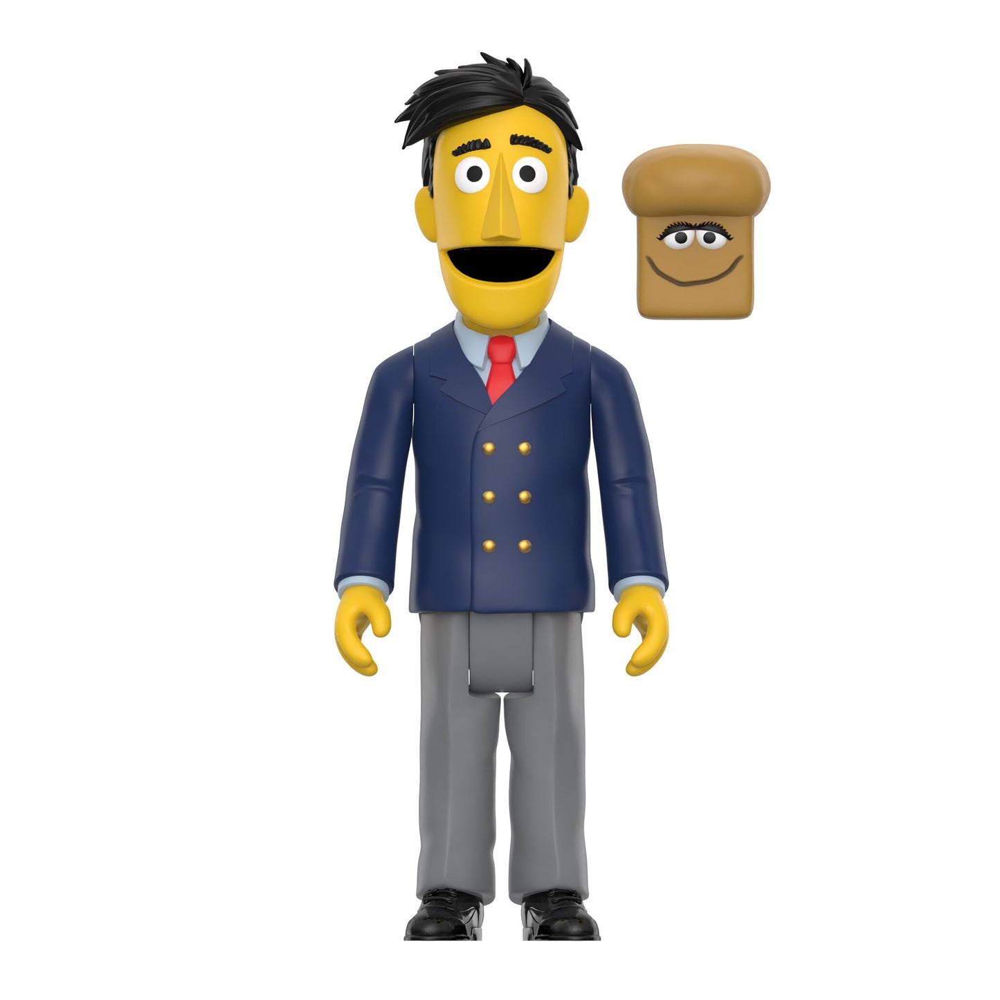 Super7 - SESAME STREET REACTION FIGURES WAVE 02 - GUY SMILEY (W/ BREAD)