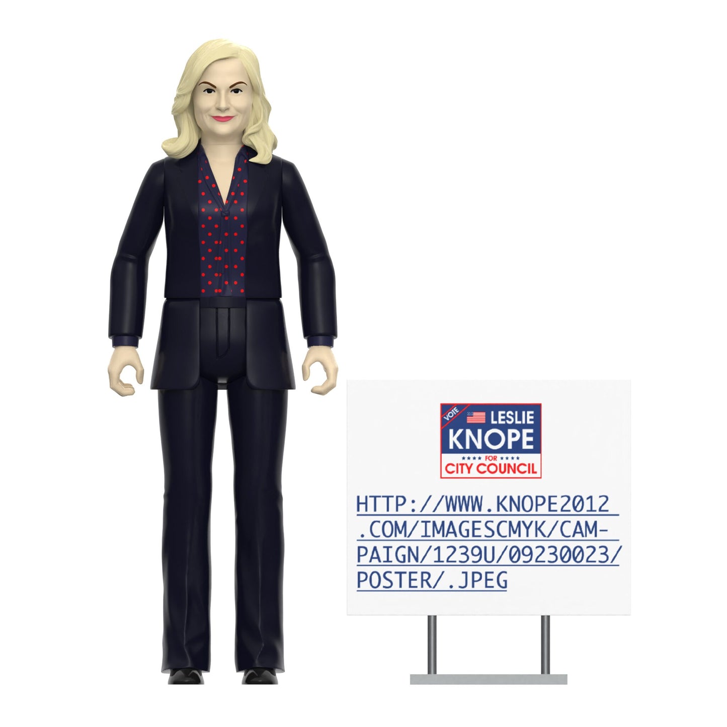 Super7 - PARKS AND RECREATION REACTION WAVE 4 - LESLIE KNOPE (CAMPAIGN TRAIL)