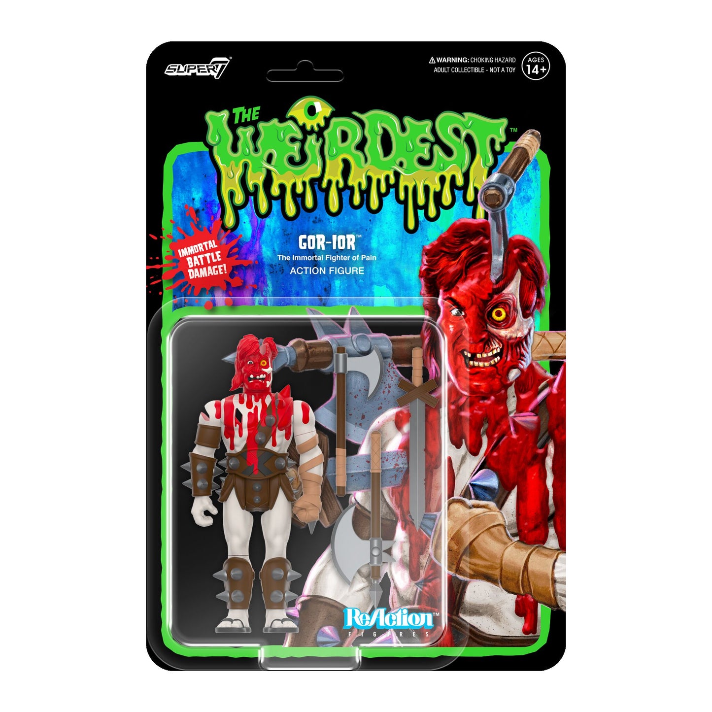 Super7 - THE WEIRDEST REACTION FIGURES WAVE 06 - GOR-IOR (INFERNAL CURSE)