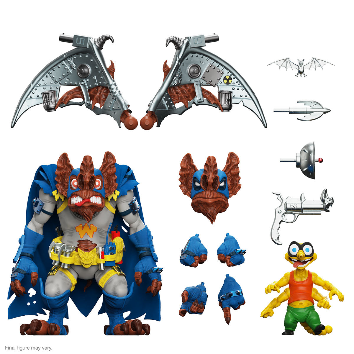 Super7 - TEENAGE MUTANT NINJA TURTLES ULTIMATES! WAVE 9 - WINGNUT & SCREWLOOSE