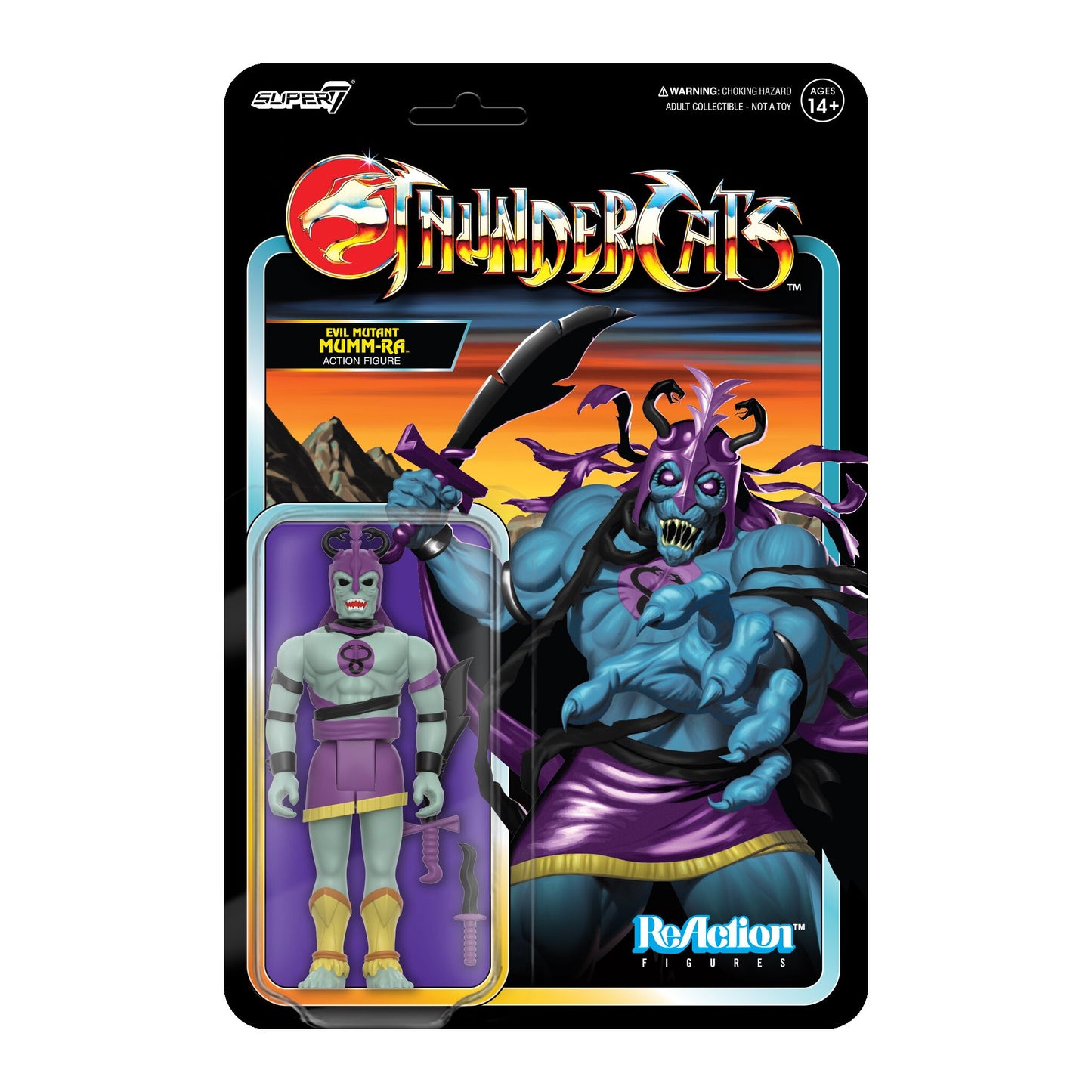 THUNDERCATS REACTION FIGURES WAVE 06 - MUMM-RA (EVIL MUTANT)