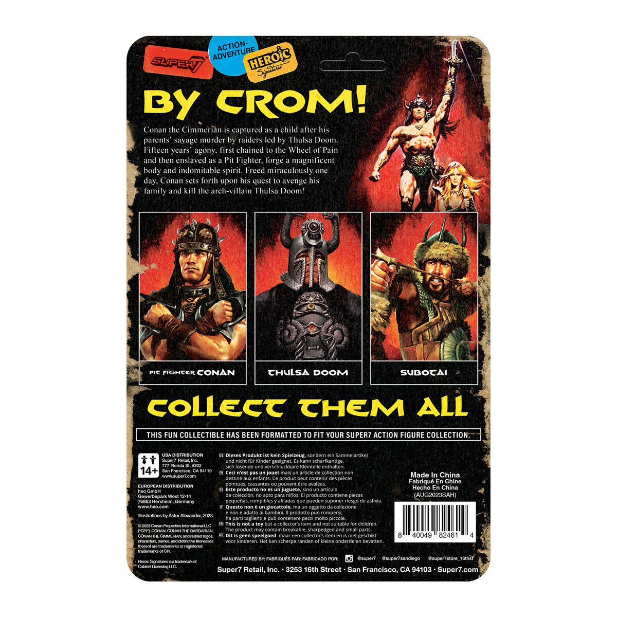 Super7 -CONAN THE BARBARIAN REACTION FIGURES WAVE 01 - PIT FIGHTER CONAN