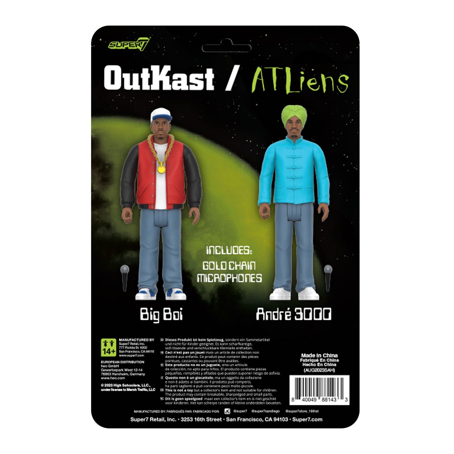 Super7 - OUTKAST REACTION FIGURES WAVE 01 - OUTKAST (ATLIENS)