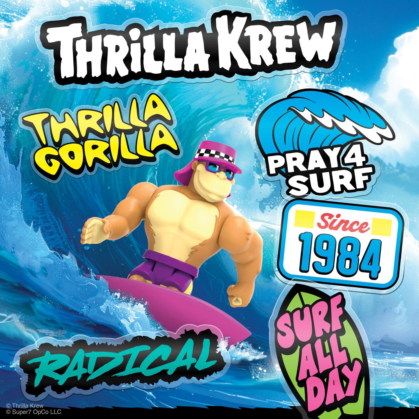 Super7 - THRILLA KREW REACTION FIGURES WAVE 02 - THRILLA GORILLA