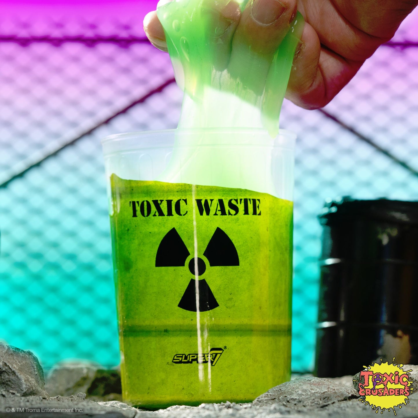 Super7 - TOXIC CRUSADER ULTIMATES! - TOXIE (SLIME - GLOW)