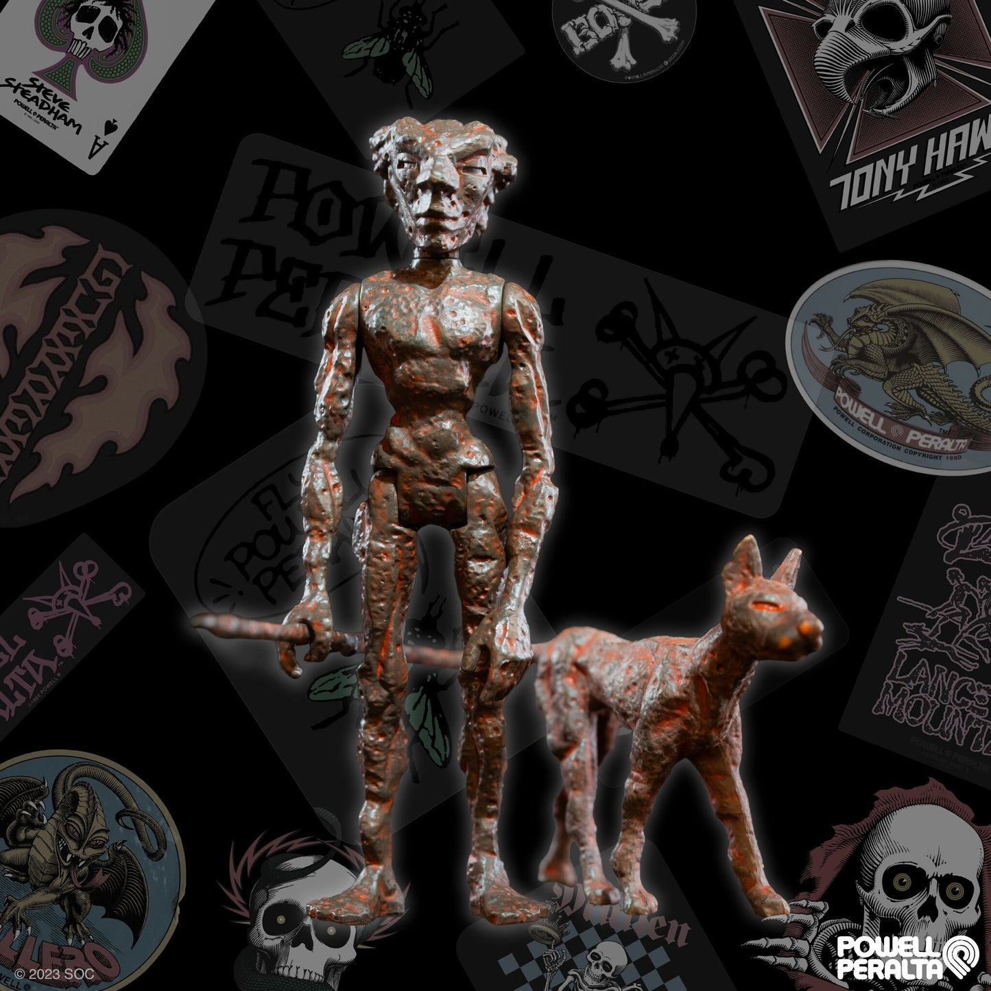 Super7 - POWELL-PERALTA REACTION FIGURE WAVE 3 - LANCE MOUNTAIN (LAVA ROCK)