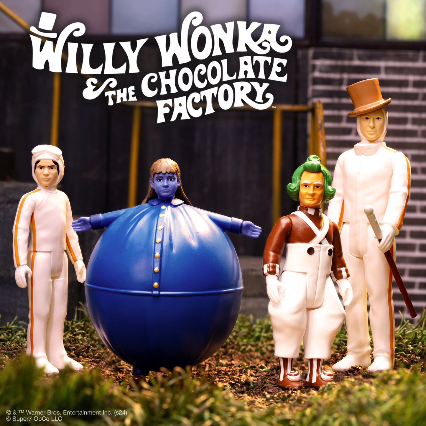 Super7 - WILLY WONKA & THE CHOCOLATE FACTORY REACTION FIGURES WAVE 03 - VIOLET BEAUREGARDE (BLUEBERRY)