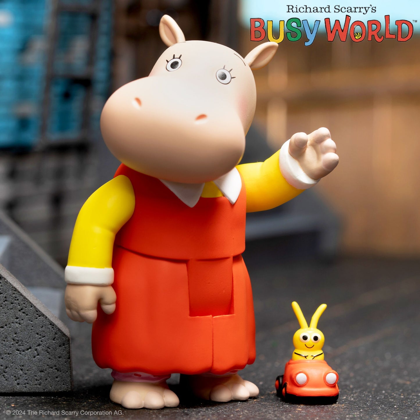 Super7 - RICHARD SCARRY REACTION W1 - HILDA HIPPO